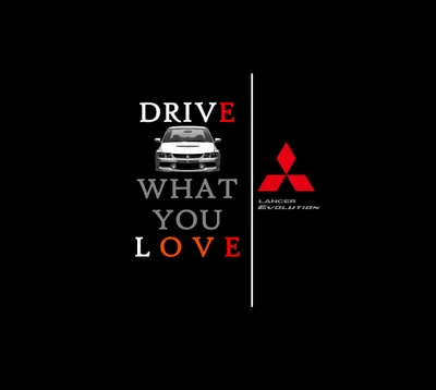 coche, evo, lancer, amor, mitsubishi