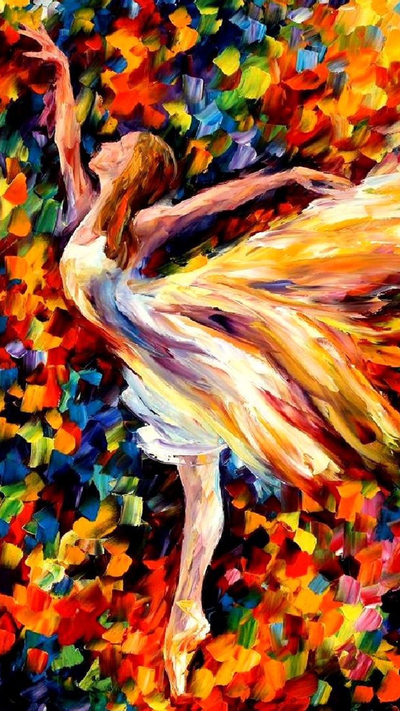 Baixar papel de parede arte, balé, ballet, dança, leonid afremov