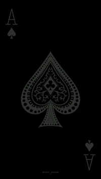 ace, poker, spades