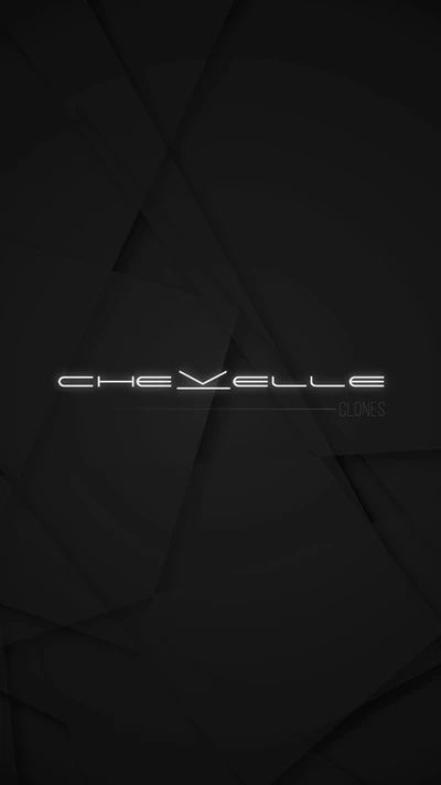 Clones de Chevelle : Design de Logo de Rock Sombre