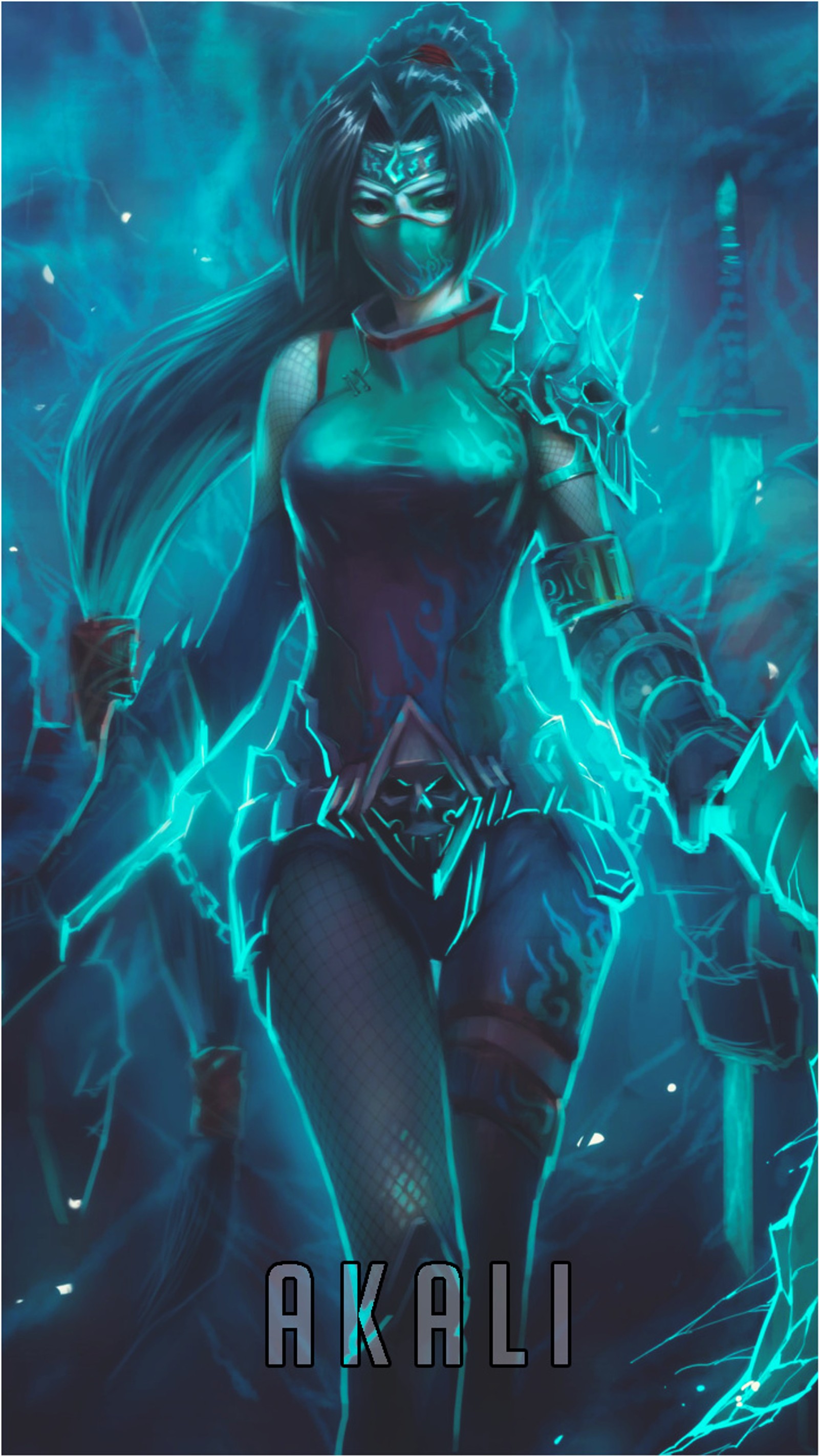 Lade akali, gaming, league of legends Hintergrund herunter