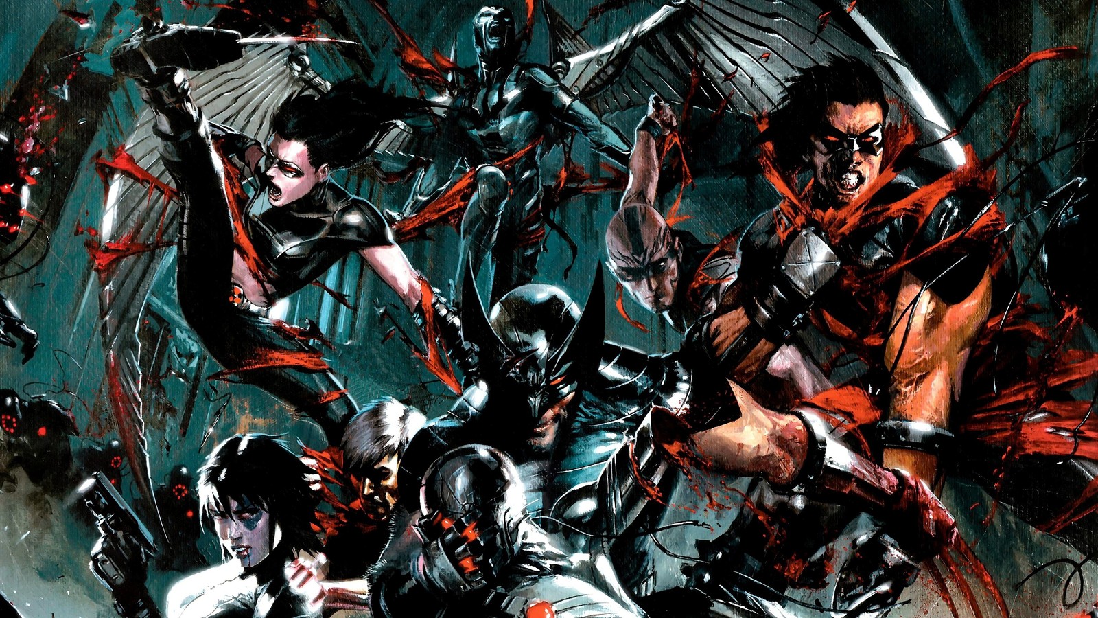 x force, wolverine, domino, x 23, warpath Download Wallpaper