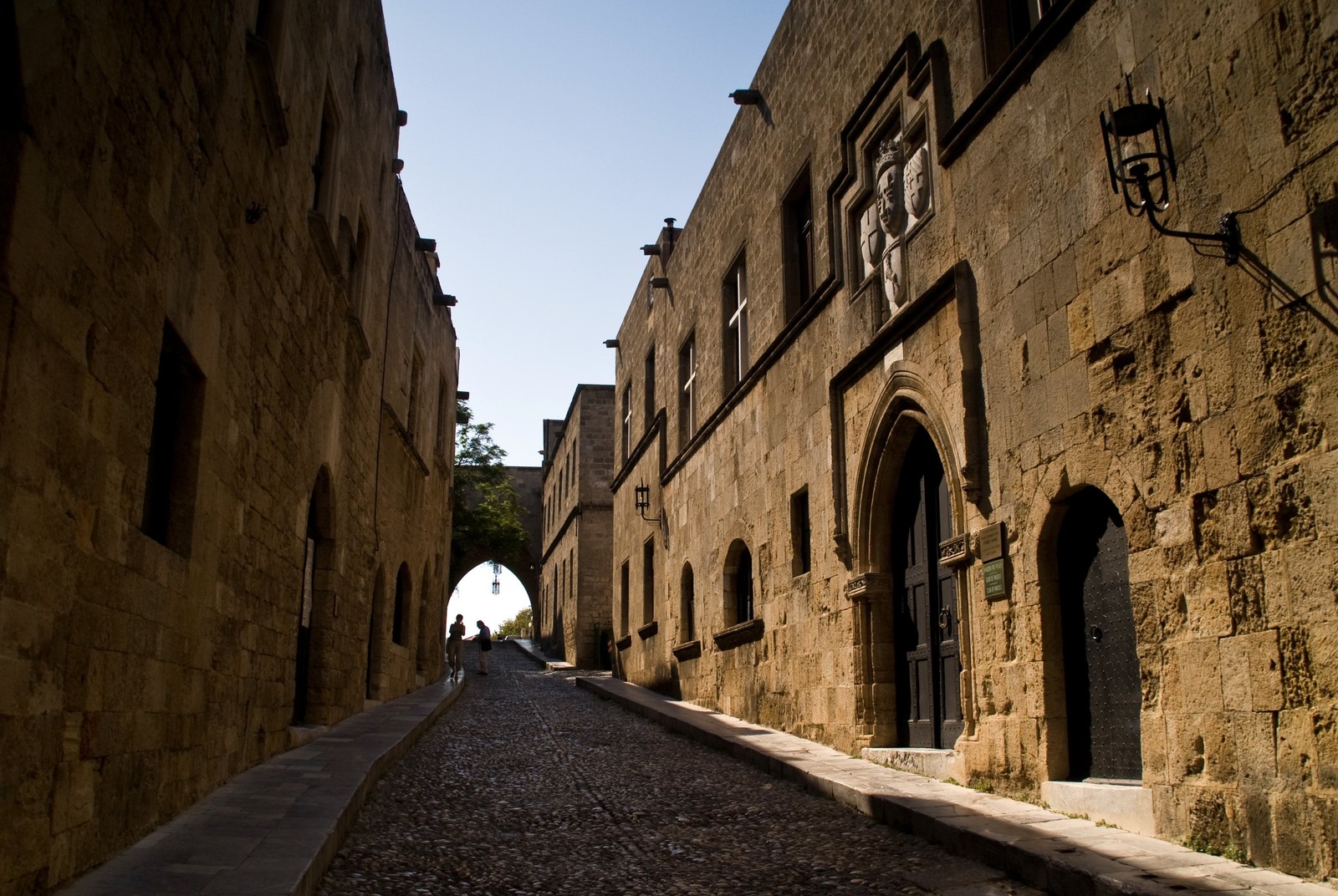 Lade mittelalter, gasse, mittelalterliche architektur, athen, straße Hintergrund herunter