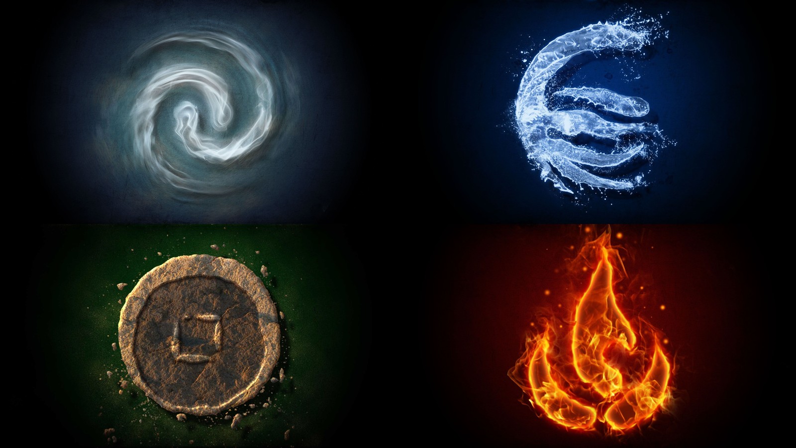 Téléchargez le fond d'écran avatar, avatar aang, aang, katara, sokka