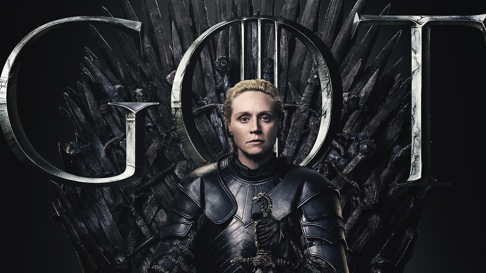 Lade brienne von tarth, gwendoline christie, game of thrones Hintergrund herunter