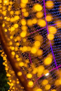 Beleuchtete Muster: Bokeh und Licht in Taipehs Nachtlandschaft