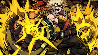 katsuki bakugo, my hero academia, boku no hero academia, anime