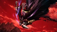 momonga, overlord the sacred kingdom, anime series, 5k, anime wallpaper