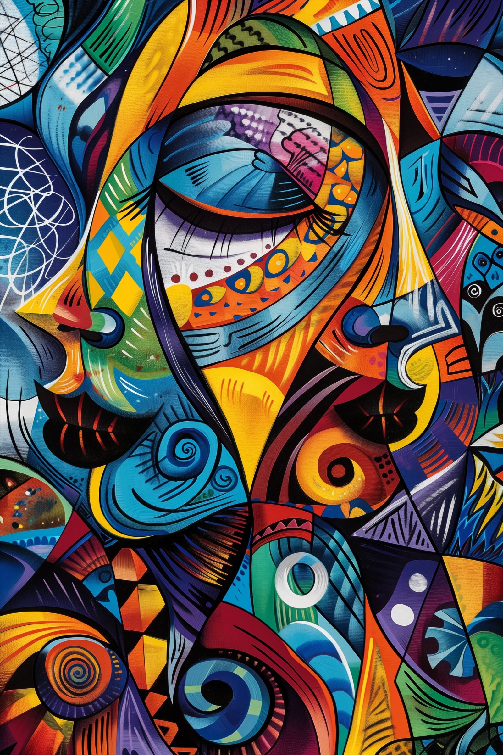 motif, art paint, street art, psychedelic art, painting Download Wallpaper