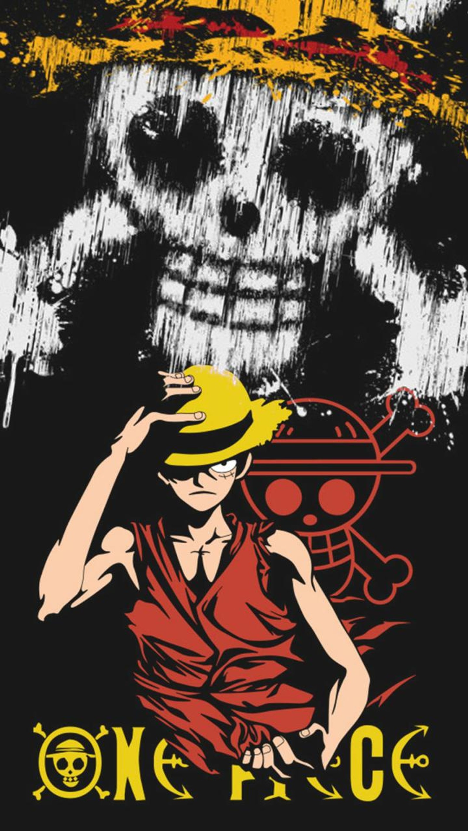 Скачать обои аниме, anime, luffy, ван пис, one piece