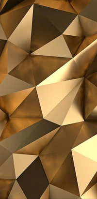 abstracto, oro, dorado, triángulo