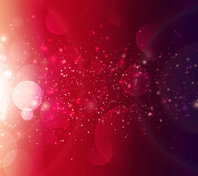 abstract, bokeh, light, red