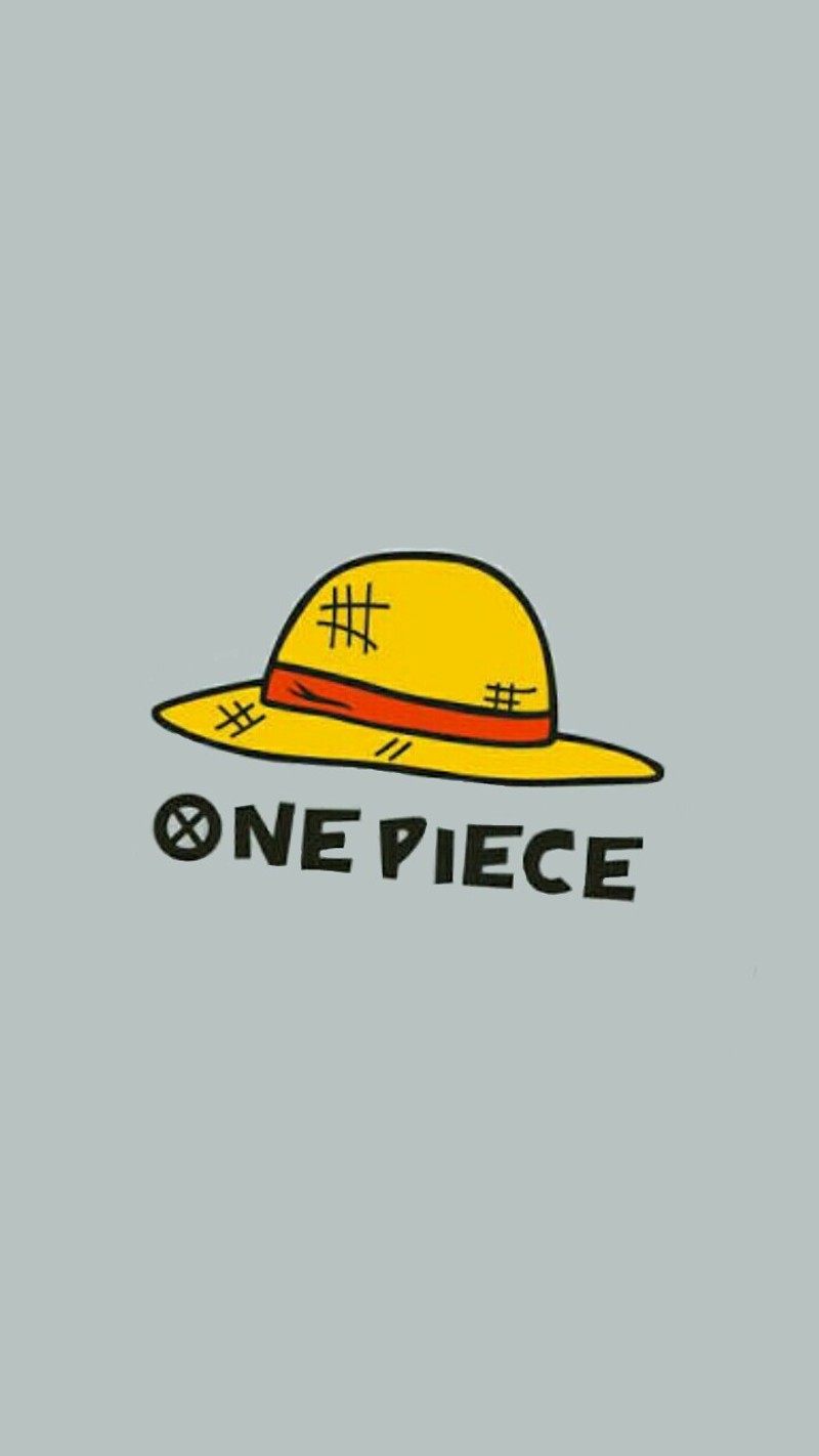 Желтая шляпа с красной полосой и надписью one piece (аниме, anime, luffy, ван пис, one piece)