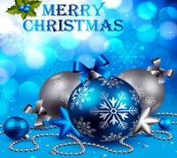 balls, blue, christmas, decoration, merry wallpaper