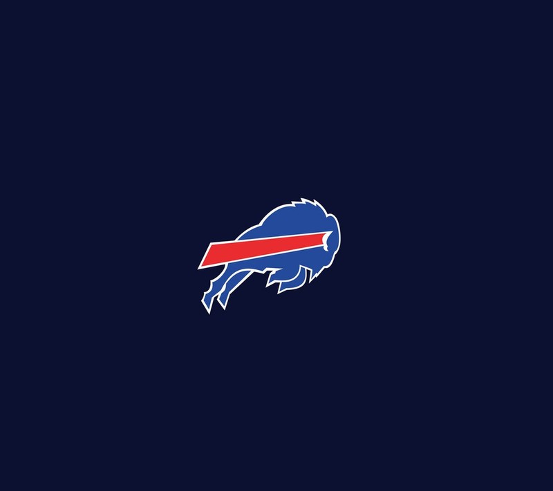 Близкий план логотипа буйвола на темном фоне (буффало биллс, buffalo bills, nfl)