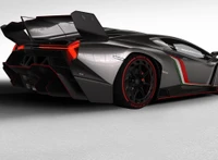 coche, lamborghini veneno, vehículo