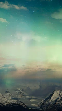 android, cloud, nature, atmosphere, mountain wallpaper