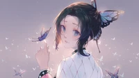 shinobu kocho, кочо, kochou, убийца демонов кимэцу но яиба, demon slayer kimetsu no yaiba