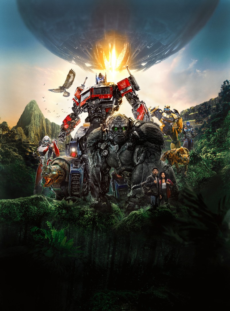 Постер фильма трансформеры (трансформеры восстание зверей, transformers rise of the beasts, фильмы 2023, кино, обои 4k)