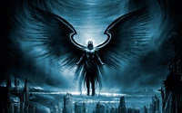 angel, death, light, nature, lighting wallpaper