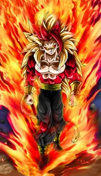 dragonball, dragon ball, goku, ssj4, super saiyajin