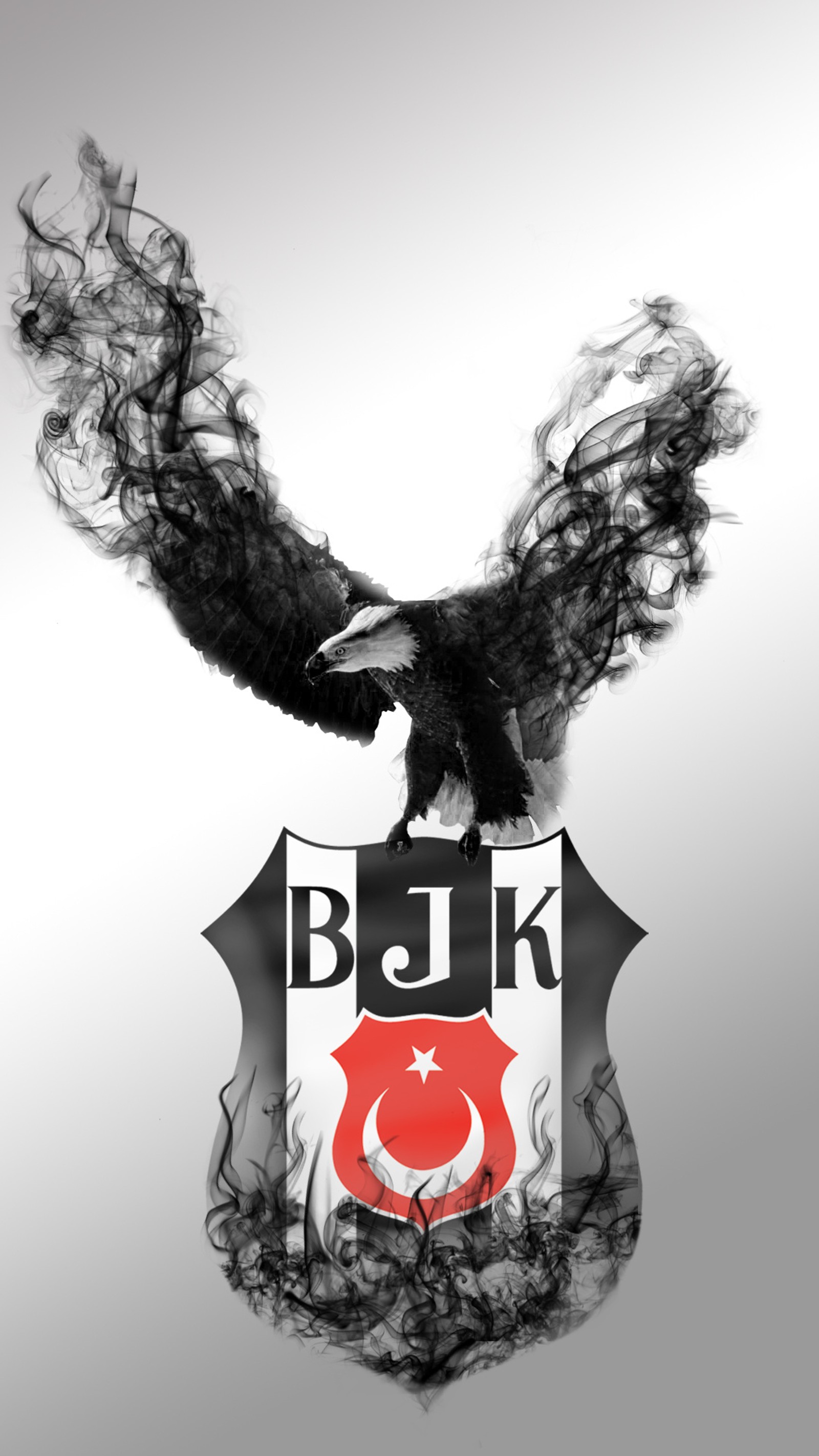 Скачать обои бешикташ, besiktas, bjk, думан, duman