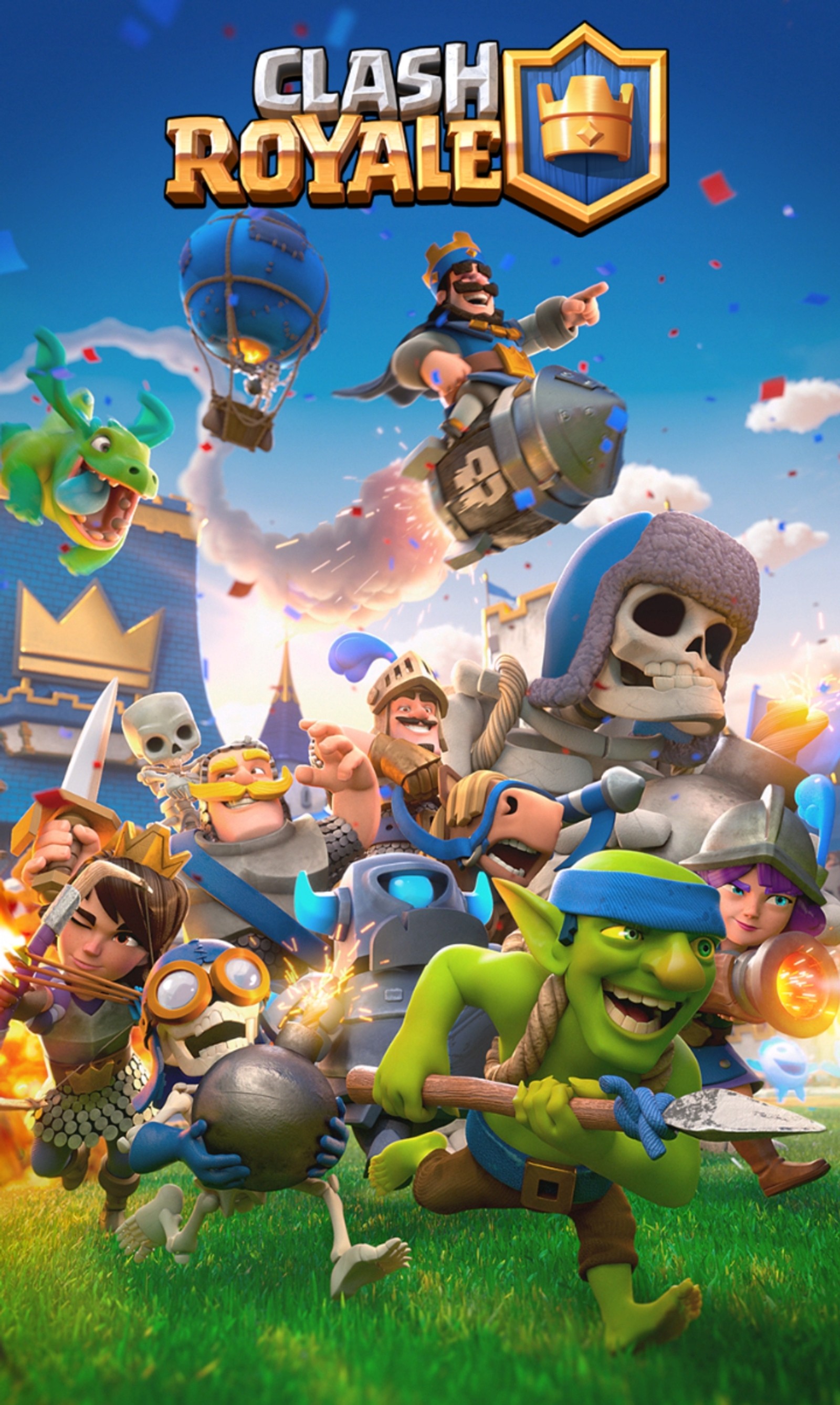 Clash royale - captura de tela - jogo - pôster - imagem - imagem - imagem (conflito, real)