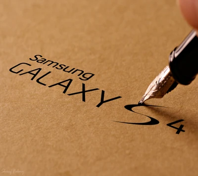 Crafting the Galaxy: Ink on Paper with Samsung S4