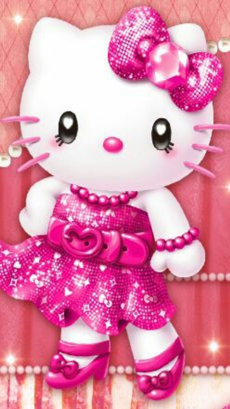 Обои с хелло китти обои с хелло китти обои с хелло китти (хелло китти, hello kitty, розовый)