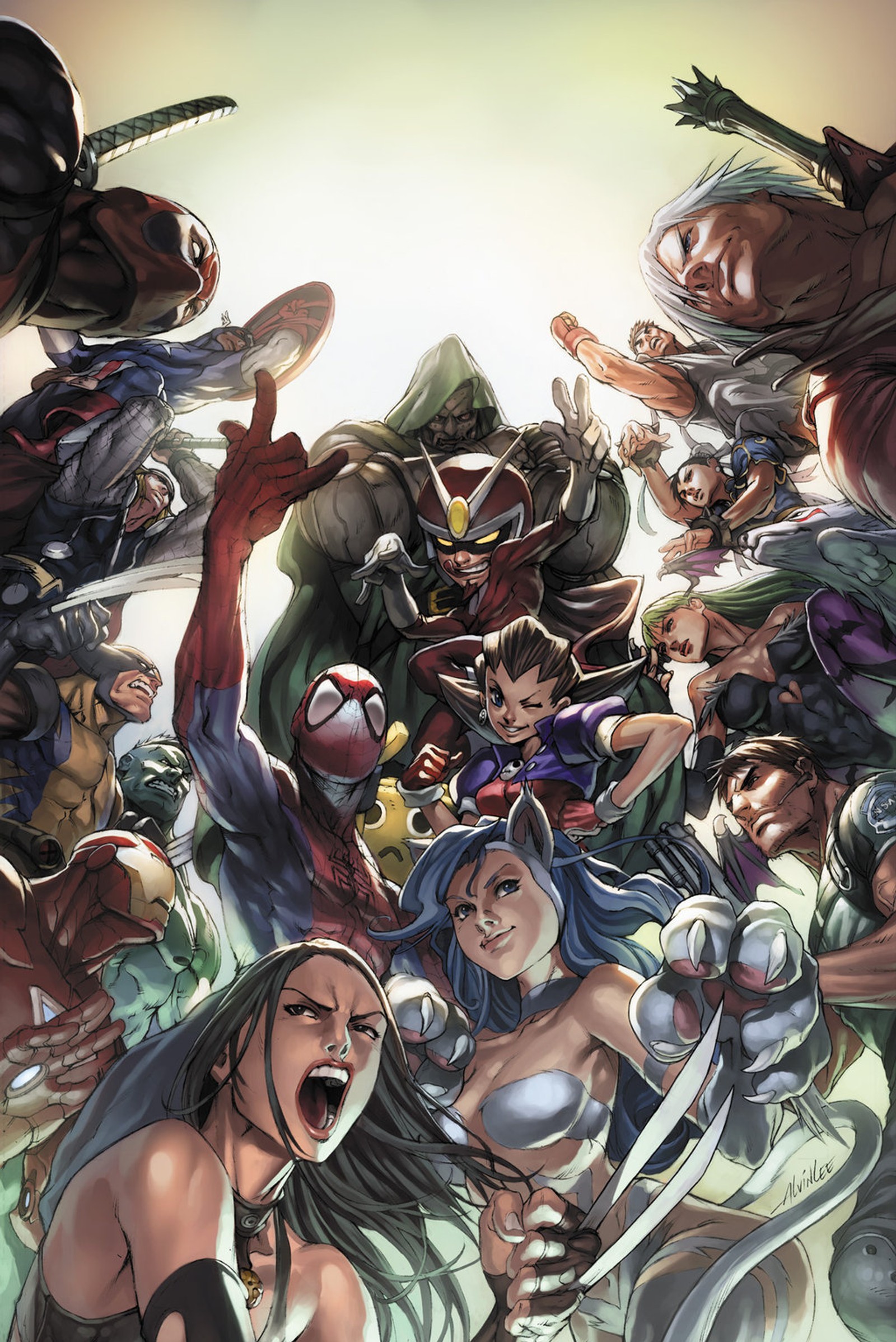 capcom, crossover, marvel, mvc3, video games Download Wallpaper