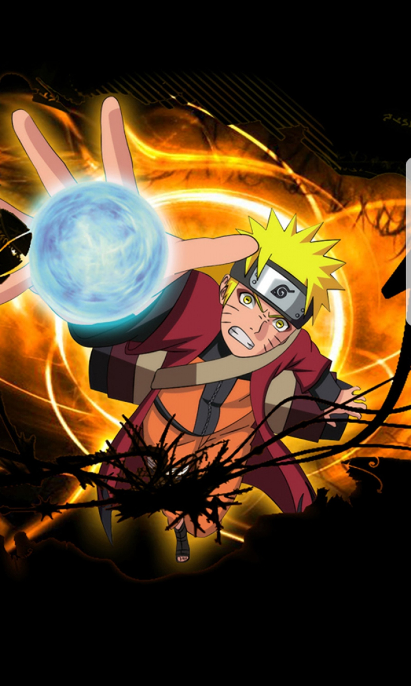 Téléchargez le fond d'écran naruto, rasengan