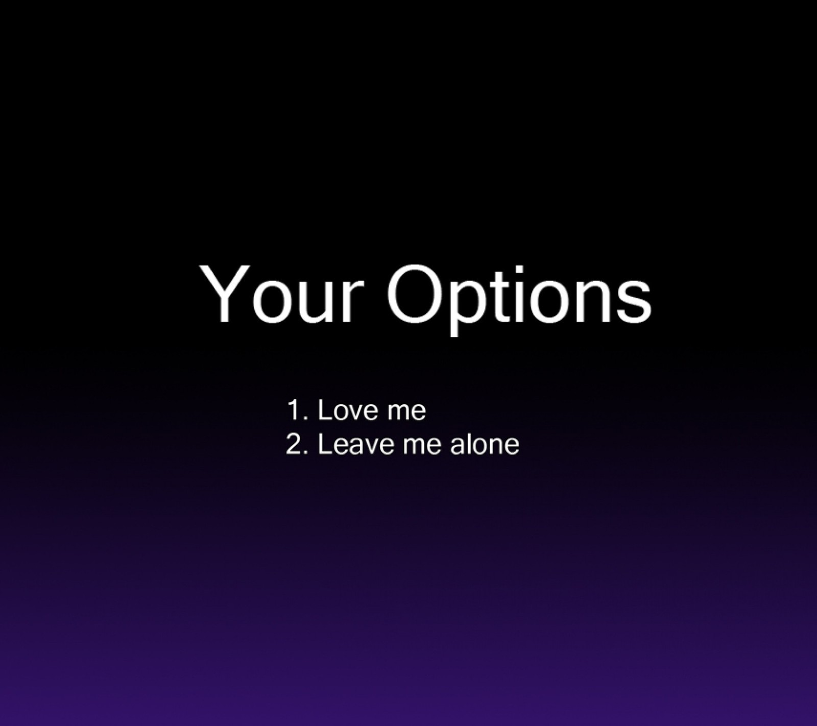 love, options wallpaper