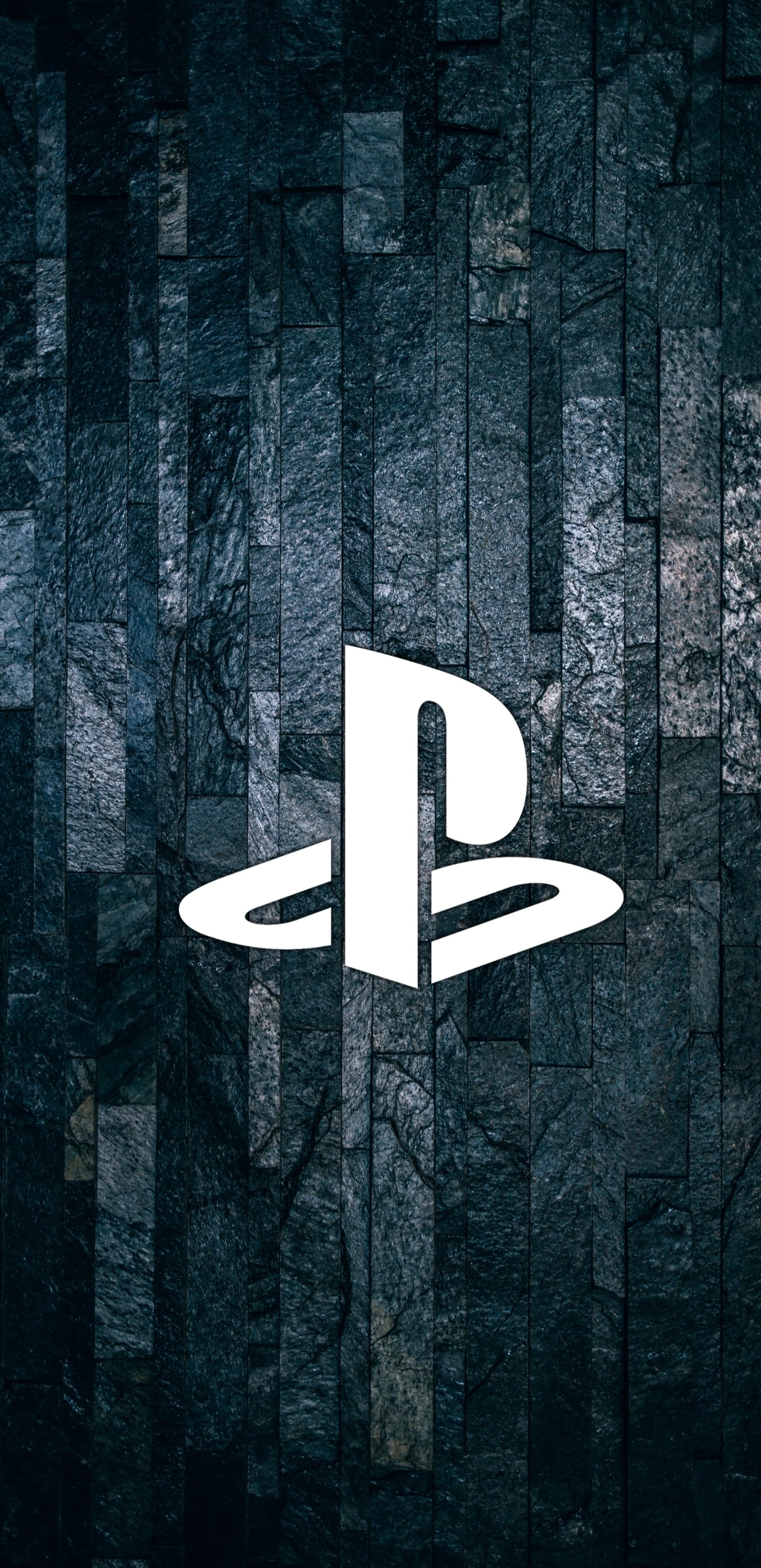 Eine nahaufnahme eines playstation-logos auf schwarzem hintergrund (nehmen, wasser, schiffe, zorn, logo)