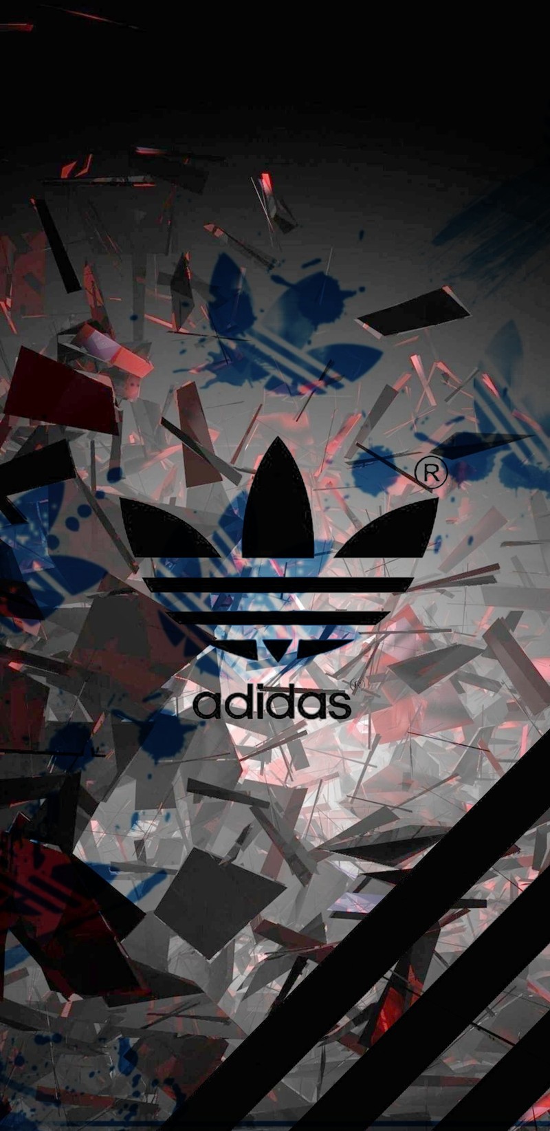 Обои adidas, обои adidas, обои adidas, обои adidas (чёрный)