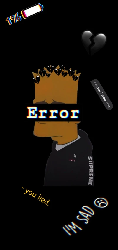 Bart Triste: Error en la Confianza