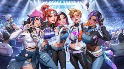 overwatch 2, le sserafim, k pop, корейские певцы, бригитта