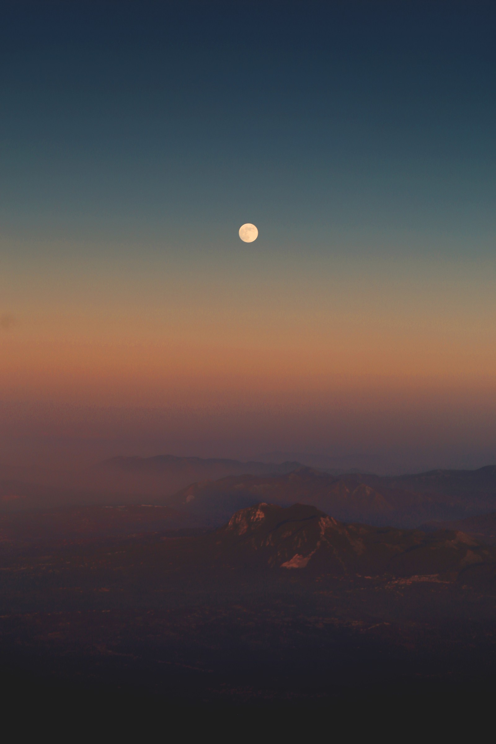 night sky, horizon, atmosphere, moon, daytime wallpaper