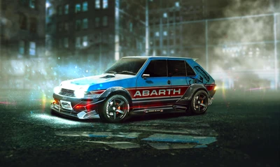 Динамичный хэтчбек Abarth готов к раллийным гонкам