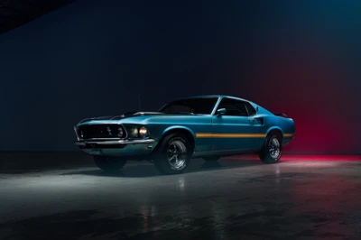 ford mustang mach 1, klassiker, autos, 4k hintergrund