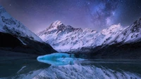 mountain, mountains, scenery, new zealand, mount cook