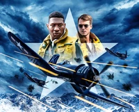 Devoción: Una batalla aérea de alto riesgo con Glen Powell y Jonathan Majors