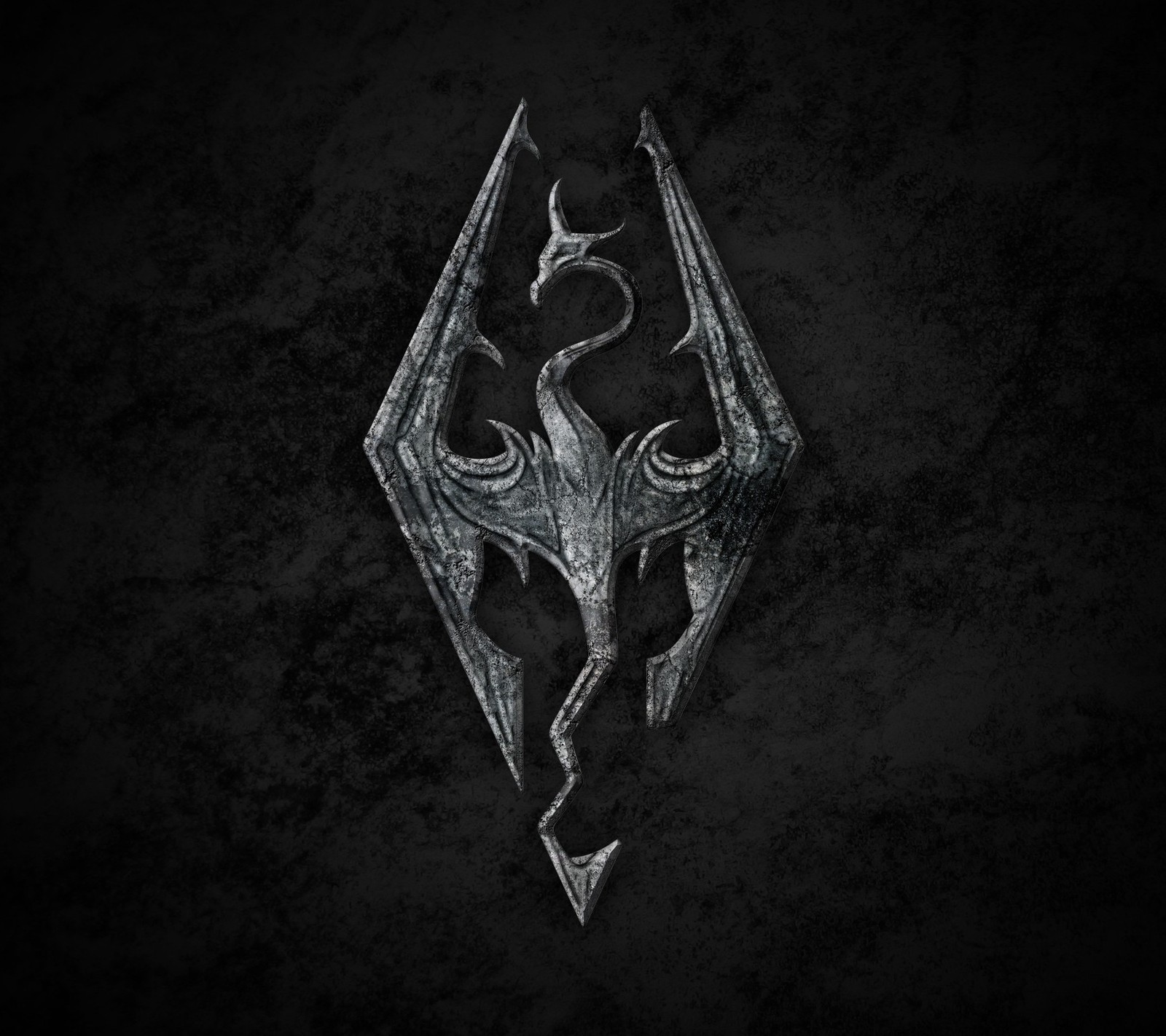 Descargar fondo de pantalla logotipo, skyrim