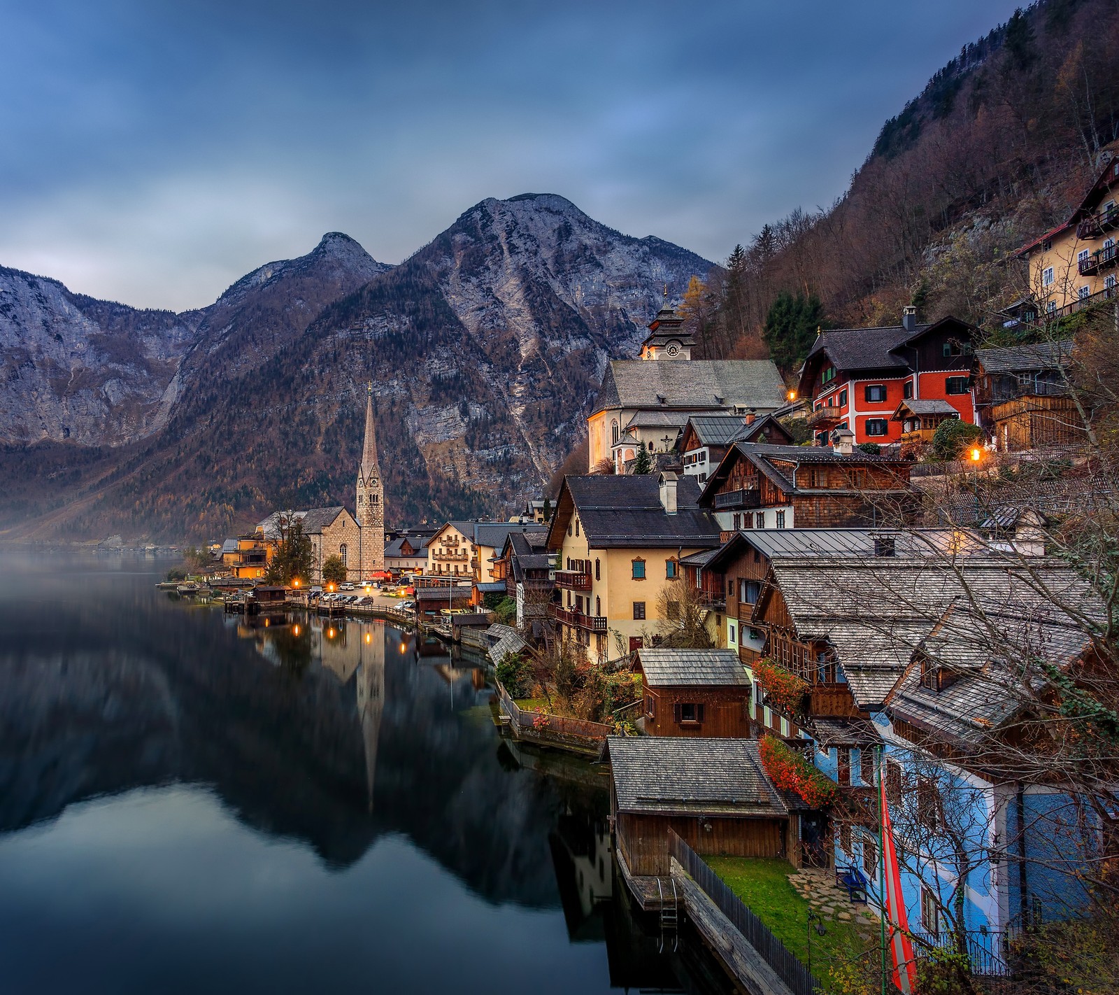 Montañas de fondo (austria, euro, europa, lago, montaña)