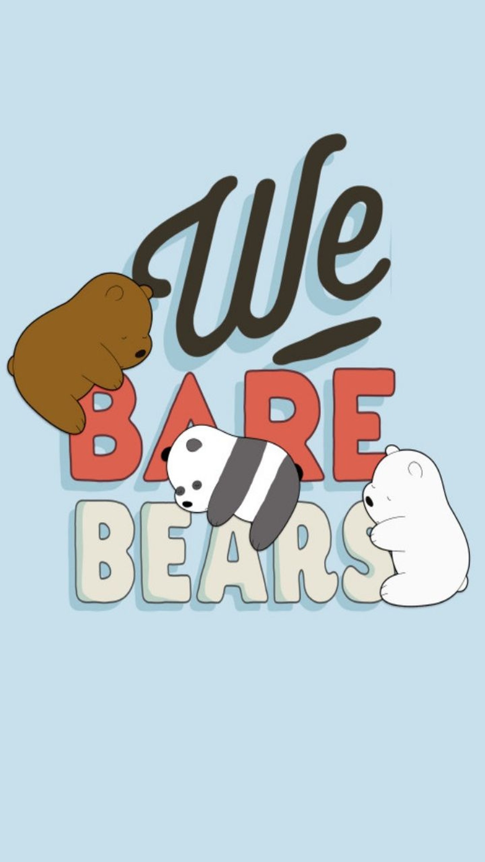 Há um urso e um ursinho que estão juntos (ursos, cute bears, ursos escandalosos, we bare bears)