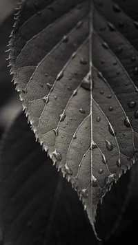 leaf, leafwater, wallpaper, waterdrop