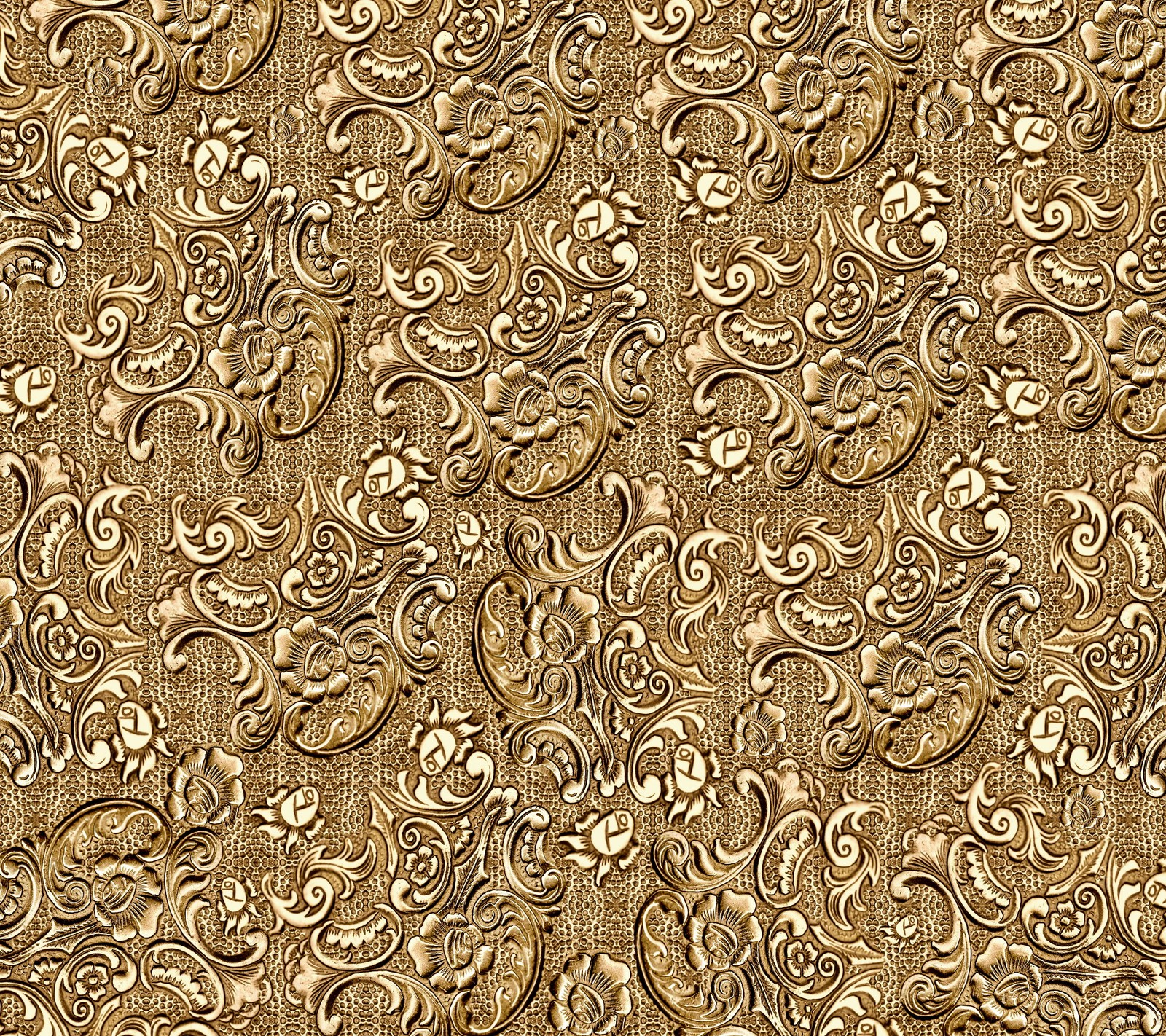 golden floral, texture pattern wallpaper