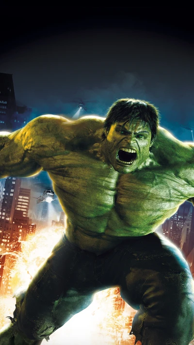 Incredible Hulk: Fury Unleashed in a Night of Chaos