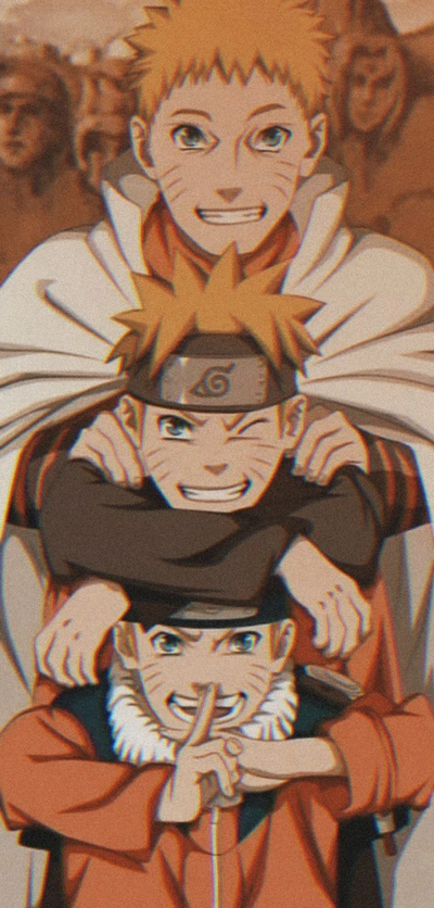 Generaciones de Hokage: Naruto y Boruto se unen