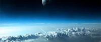 atmosphere, outer space, daytime, earth, space wallpaper