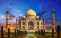 Taj Mahal: Um majestoso mausoléu que reflete a beleza e a história antigas